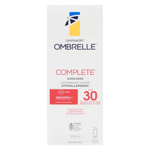 Garnier Ombrelle Complete Sunscreen Lotion Lightweight SPF 30 200 ml