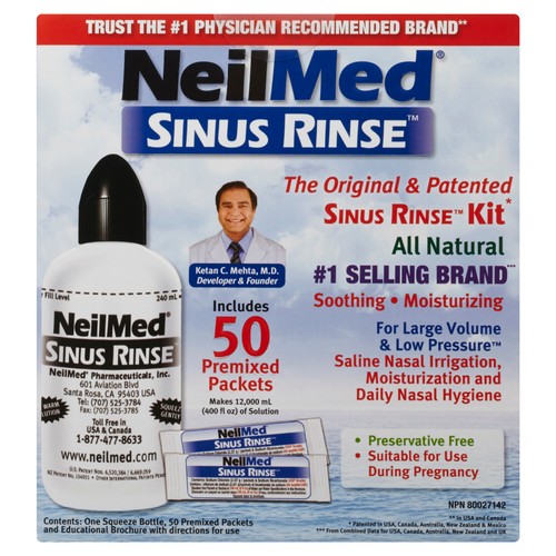 NeilMed Sinus Rinse Nasal Wash Complete Kit 1 EA