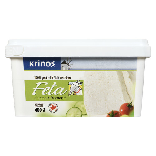 Krinos Cheese 100% Goat Milk Feta 400 g