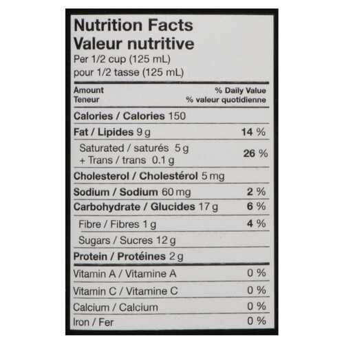 Breyers Non Dairy Frozen Dessert Vanilla Peanut Butter 1.66 L Voilà