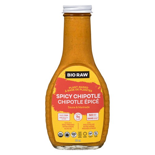 Bio Raw Plant Based Sauce & Marinade Spicy Chipotle 250 ml
