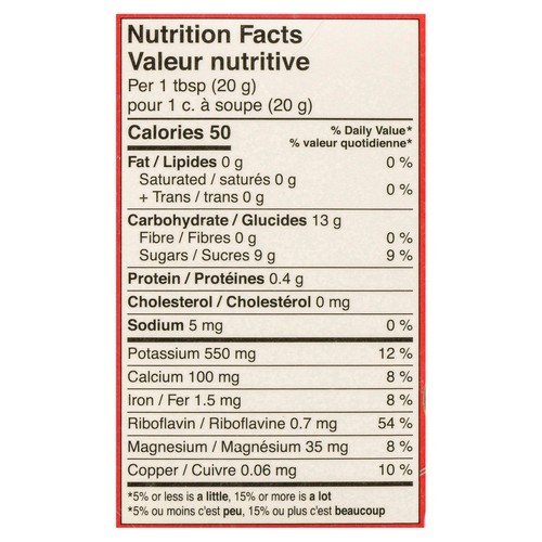 Crosby's Gluten-Free Blackstrap Molasses 675 g