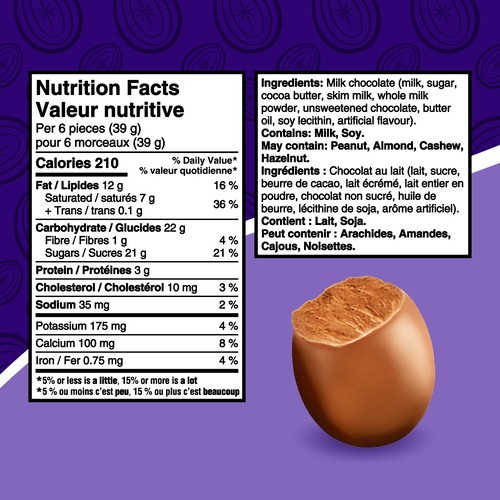 Cadbury Dairy Milk Mini Solid Filled Easter Chocolate Eggs Individually Wrapped 148 g