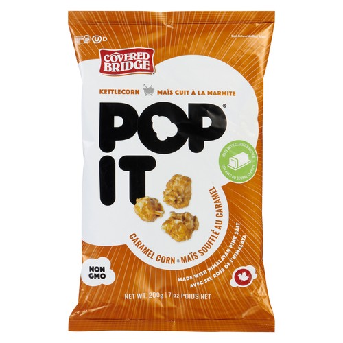 Covered Bridge Pop It Kettlecorn Caramel Corn 200 g