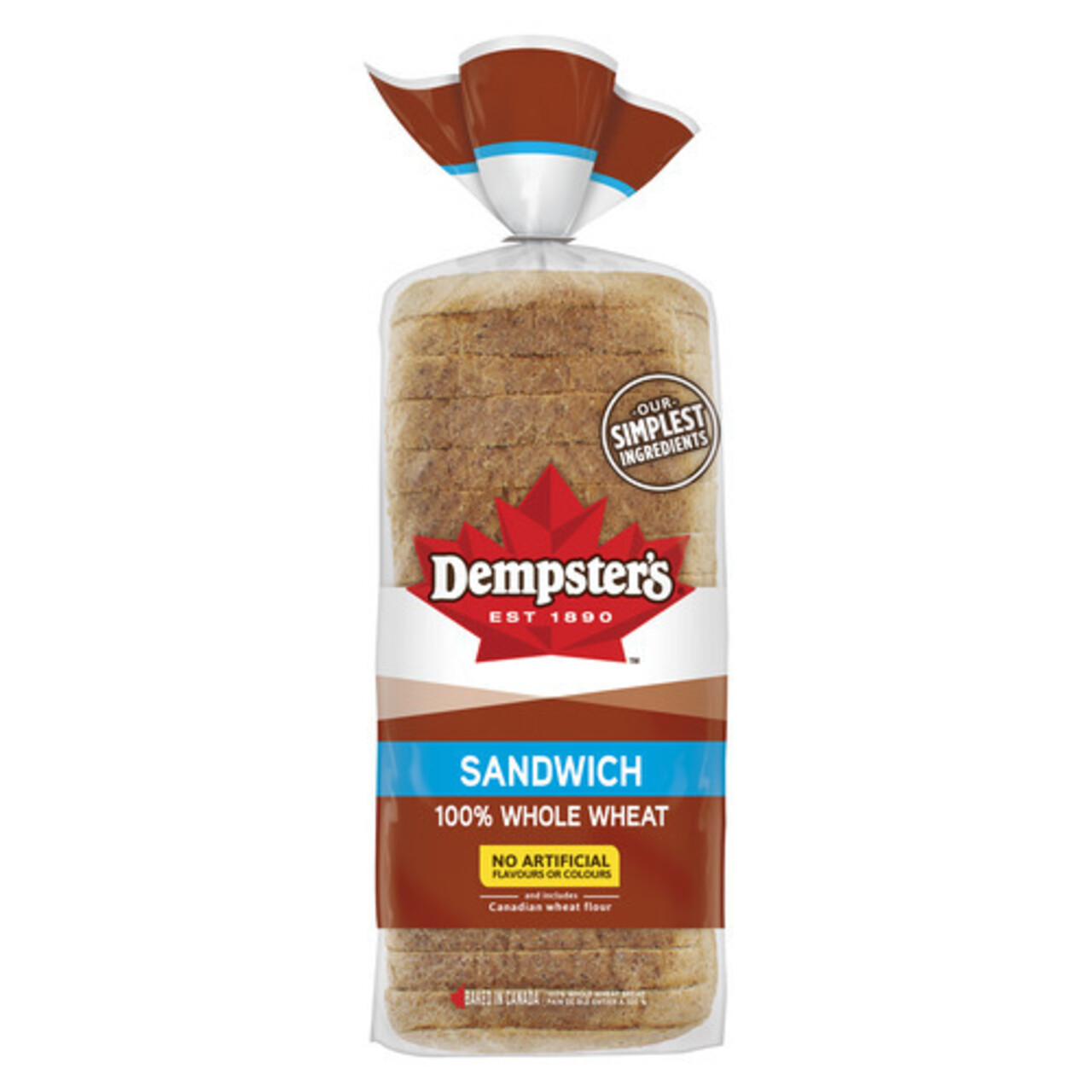 Dempster's Whole Wheat Bread Sandwich 675 g Voilà Online Groceries