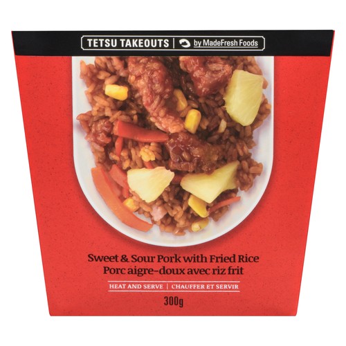Tetsu Chef Sweet & Sour Pork With Fried Rice 300 g