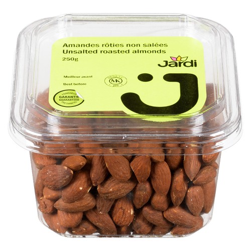 Jardi Roasted Almonds Unsalted 250 g