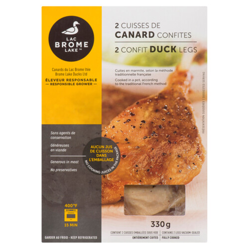 Brome Lake Ducks Ltd Fresh Confit Duck Legs 330 g