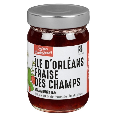Confiture Des Bonnes Soeurs Jam From Île D'Orleans Strawberry 325 ml