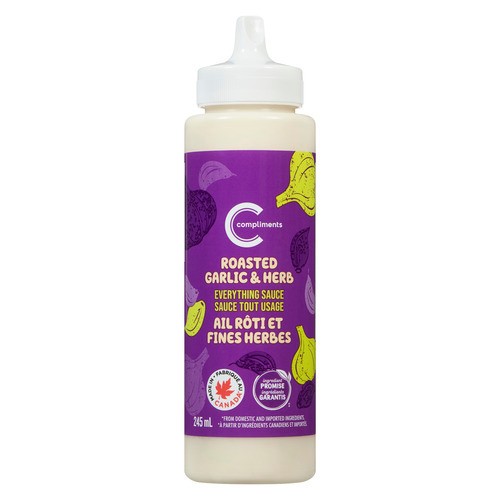 Compliments Everything Sauce Roasted Garlic & Herb 245 ml