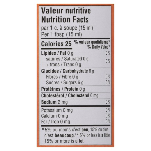 La Fraisonnee Spread Maple & Peach 250 ml