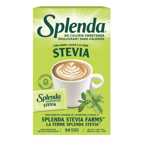 Splenda No Calorie Sweetener Stevia 50 Packets 50 g