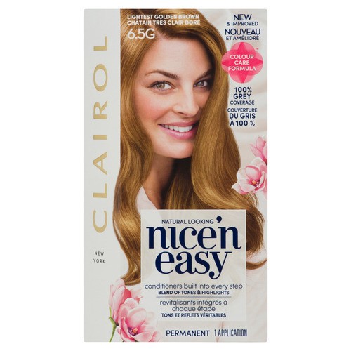 Clairol Nice n Easy Lightest Hair Dye Golden Brown 6.5 g