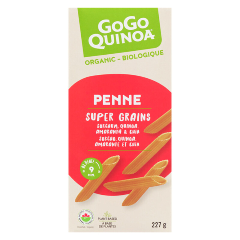 GoGo Quinoa GlutenFree Pasta Penne Super Grains 227 g Voilà Online