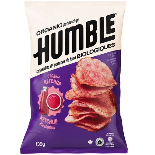 Humble Organic Potato Chips Ketchup 135 g