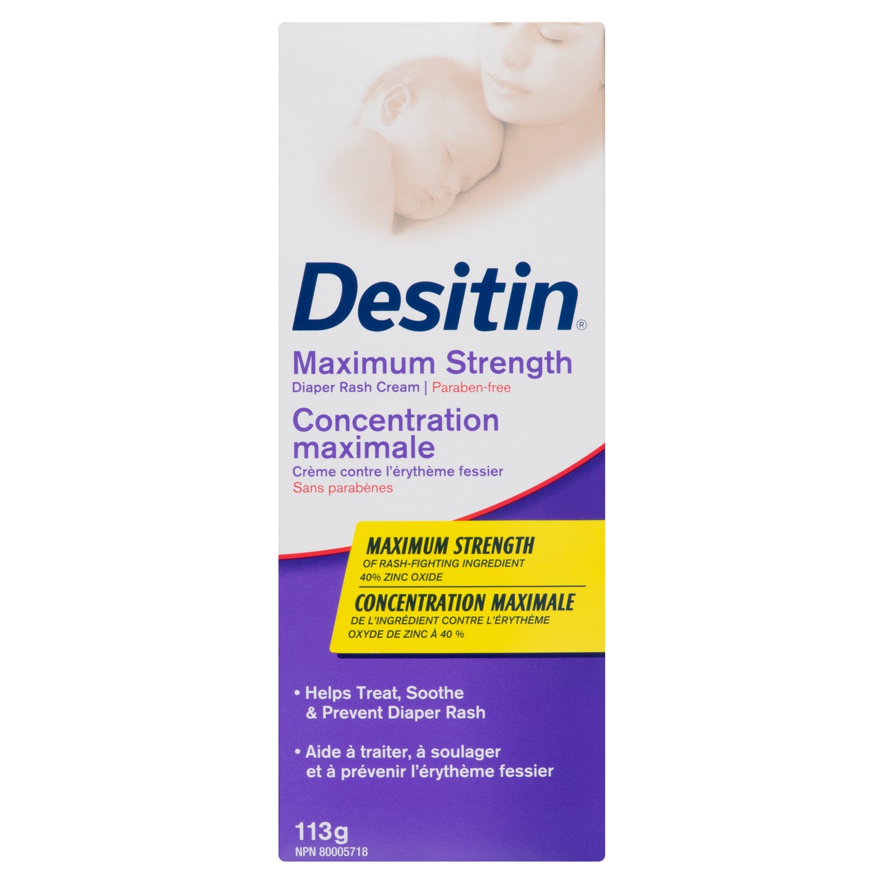 Desitin Maximum Strength Diaper Rash Cream 113 g - Voilà Online ...