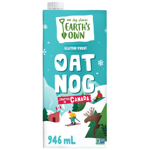 Earth's Own Oat Nog Gluten-Free Vegan Eggnog  946 ml