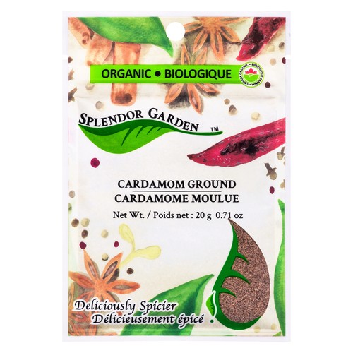 Splendor Garden Organic Cardamom Ground 20 g