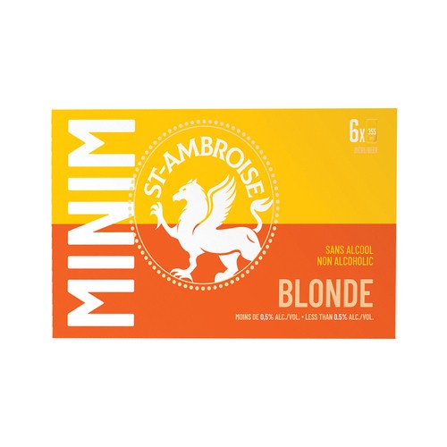 St Ambroise Non Alcoholic Beer Blonde 6 x 355 ml (cans)