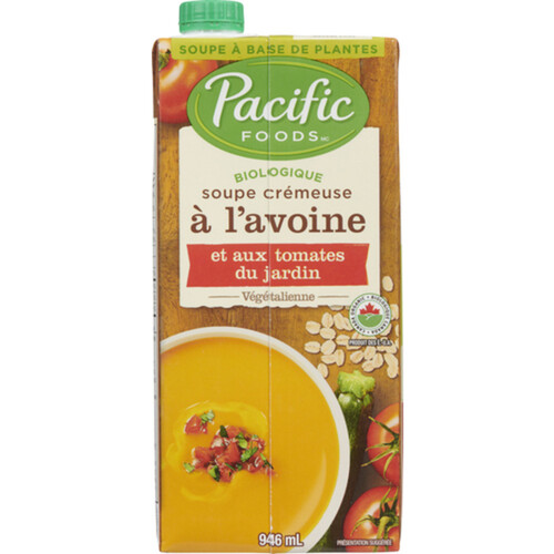 Pacific Foods Organic Oat Soup Garden Tomato 946 ml