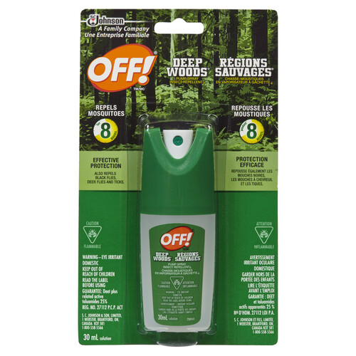 OFF! Deep Woods Insect Repellent Pump Spray 30 ml