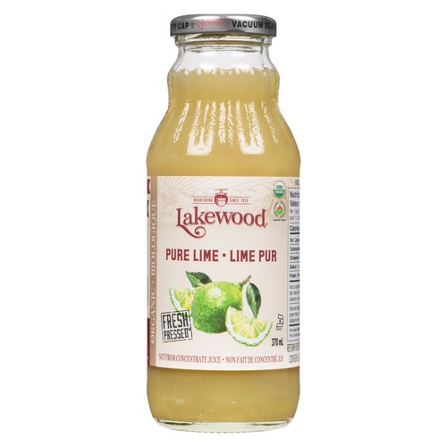 Lakewood Organic Pure Lime Juice 370 ml