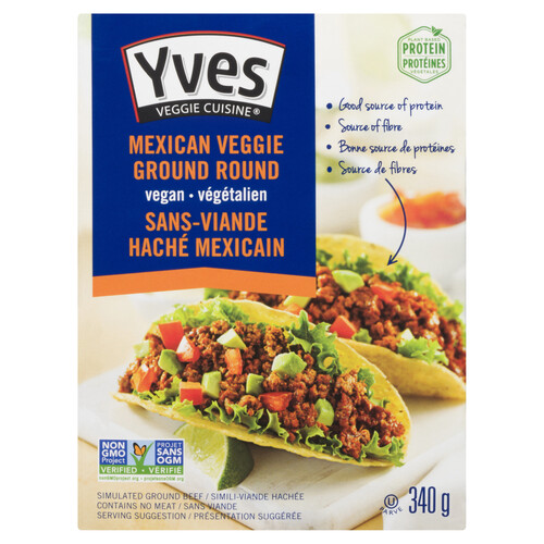 Yves Veggie Cuisine Mexican Ground Round 340 g