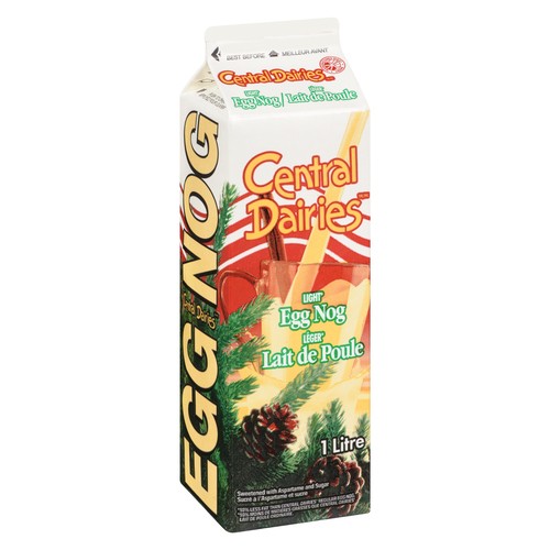 Central Dairies Eggnog Light 1 L
