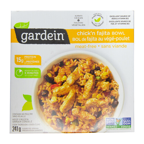Gardein Vegan Chicken Fajita Bowl 241 g (frozen)