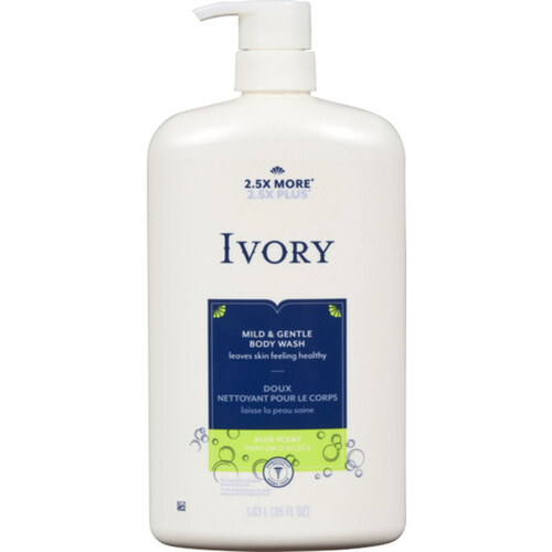 Ivory Body Wash Aloe Pump 1.035 L