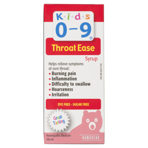 Homeocan Kids 0-9 Throat Ease Syrup 100 ML