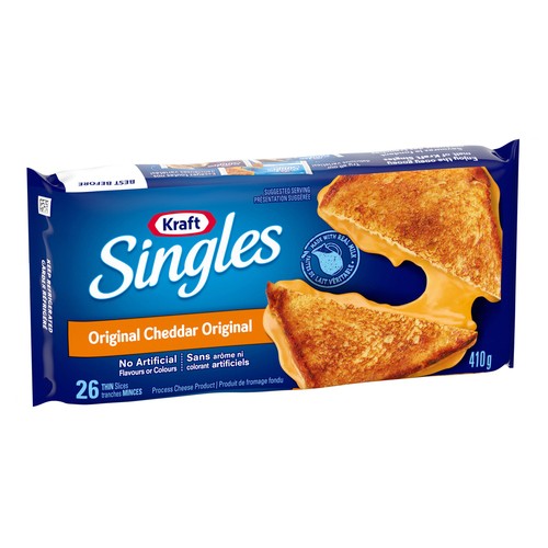 Kraft Sliced Process Cheese Original 26 Thin Slices 410 g