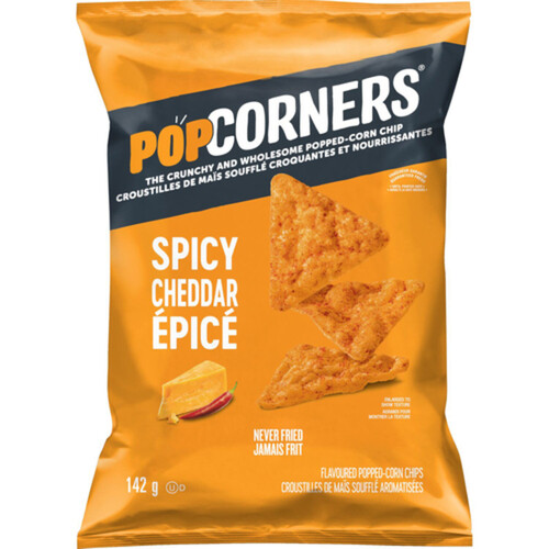 PopCorners Popped-Corn Chips Spicy Cheddar 142 g