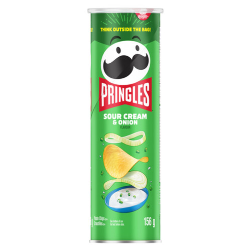 Pringles Canned Potato Chips Sour Cream & Onion 156 g