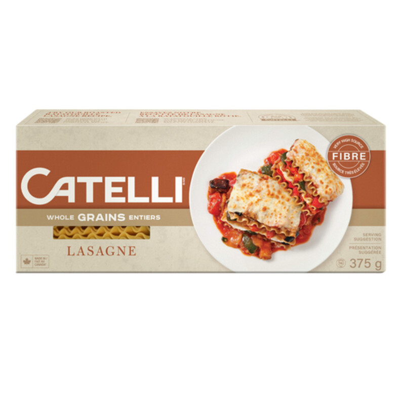 Catelli Pasta Whole Grains Lasagne 375 g Voilà Online Groceries & Offers