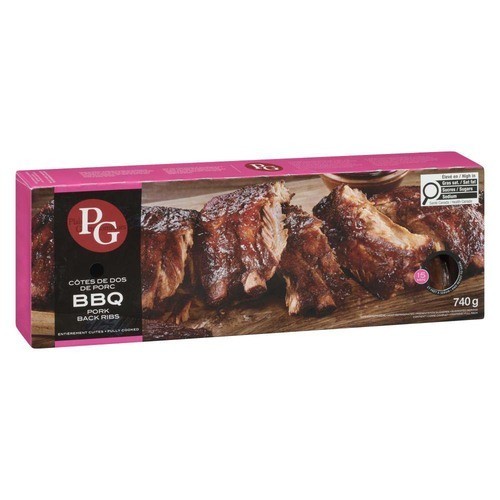 Plaisirs Gastronomiques Pork Back Ribs BBQ 740 g