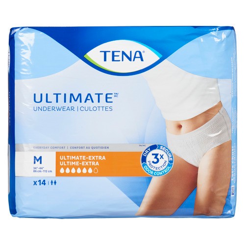 Tena Ultimate Absorption Protective Underwear Medium 14 Count