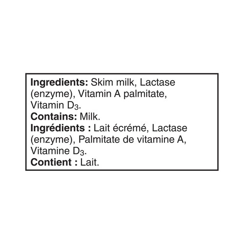 Lactantia Lactose-Free 0% Skim Milk 2 L