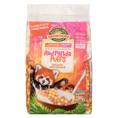 Nature's Path Organic Puffs Cereal Peanut Butter & Strawberry 650 g