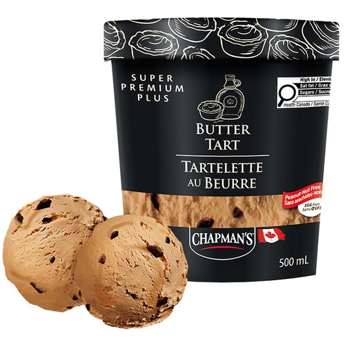 Chapman's Super Premium Ice Cream Butter Tart 500 ml