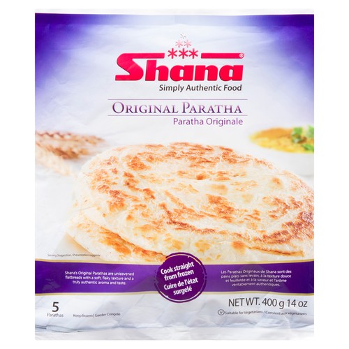 Shana Parathas Original 5 Pack 400 g (frozen)