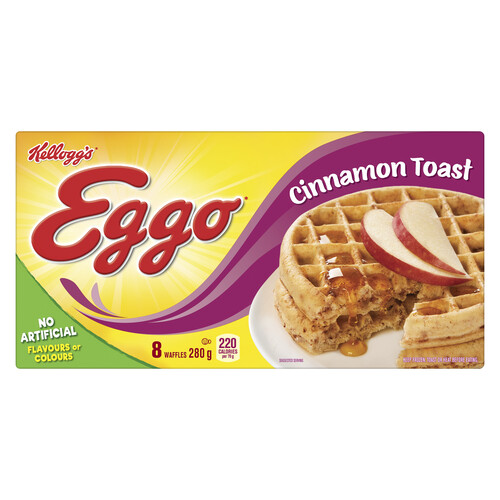 Kellogg's Eggo Frozen Waffles Cinnamon Toast 280 g