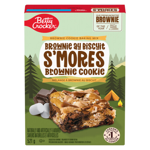 Betty Crocker Brownie Cookie S'mores 521 g