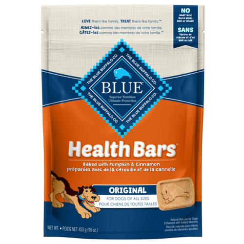 Blue Buffalo Dog Treats Health Bars Pumpkin & Cinnamon 454 g