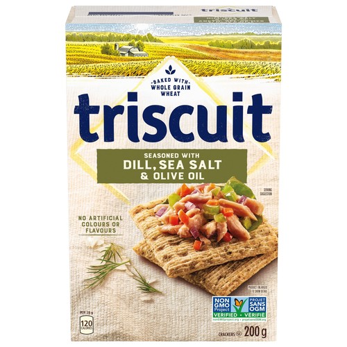 Triscuit Dill Crackers Sea Salt & Olive Oil 200 g