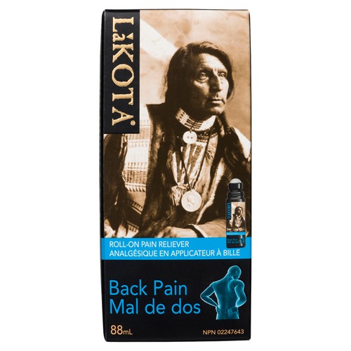 Lakota Back Pain Roll Out Topical Pain Relief 88 ml