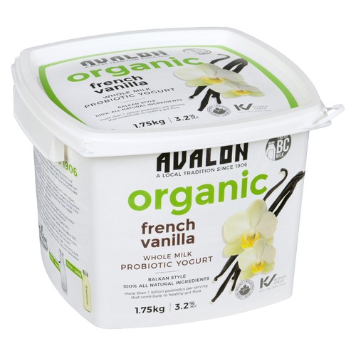 Avalon Dairy Organic 3.2% Yorgurt Probiotic Vanilla 1.75 kg