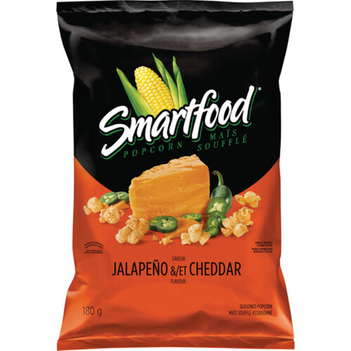 Smartfood Jalapeño & Cheddar Flavour Seasoned Popcorn 180 g