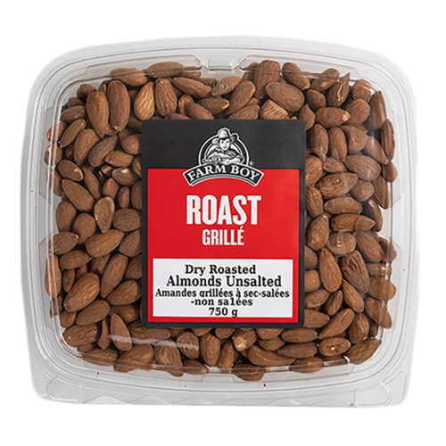 Farm Boy Roasted Unsalted Almonds 750 g