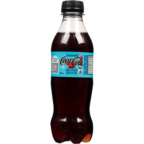 Coca-Cola Zero Sugar Dreamworld Soft Drink Dream Flavour 8 x 300 ml (bottles)